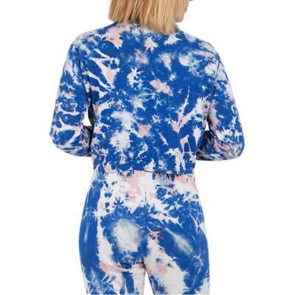 Pam & Gela Blue and Pink Tie-Dye Pajama Set - Picture 4 of 8